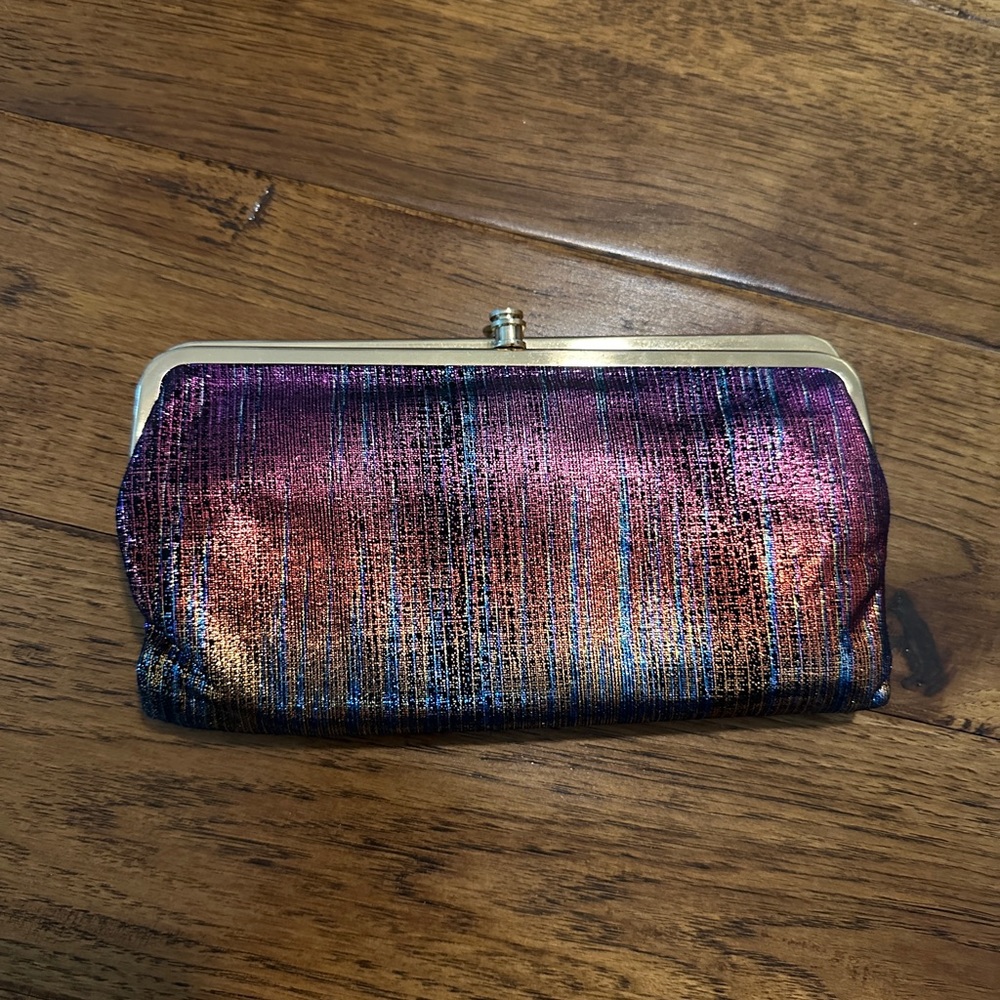 HOBO International LAUREN Wallet - Iridescent Stripe